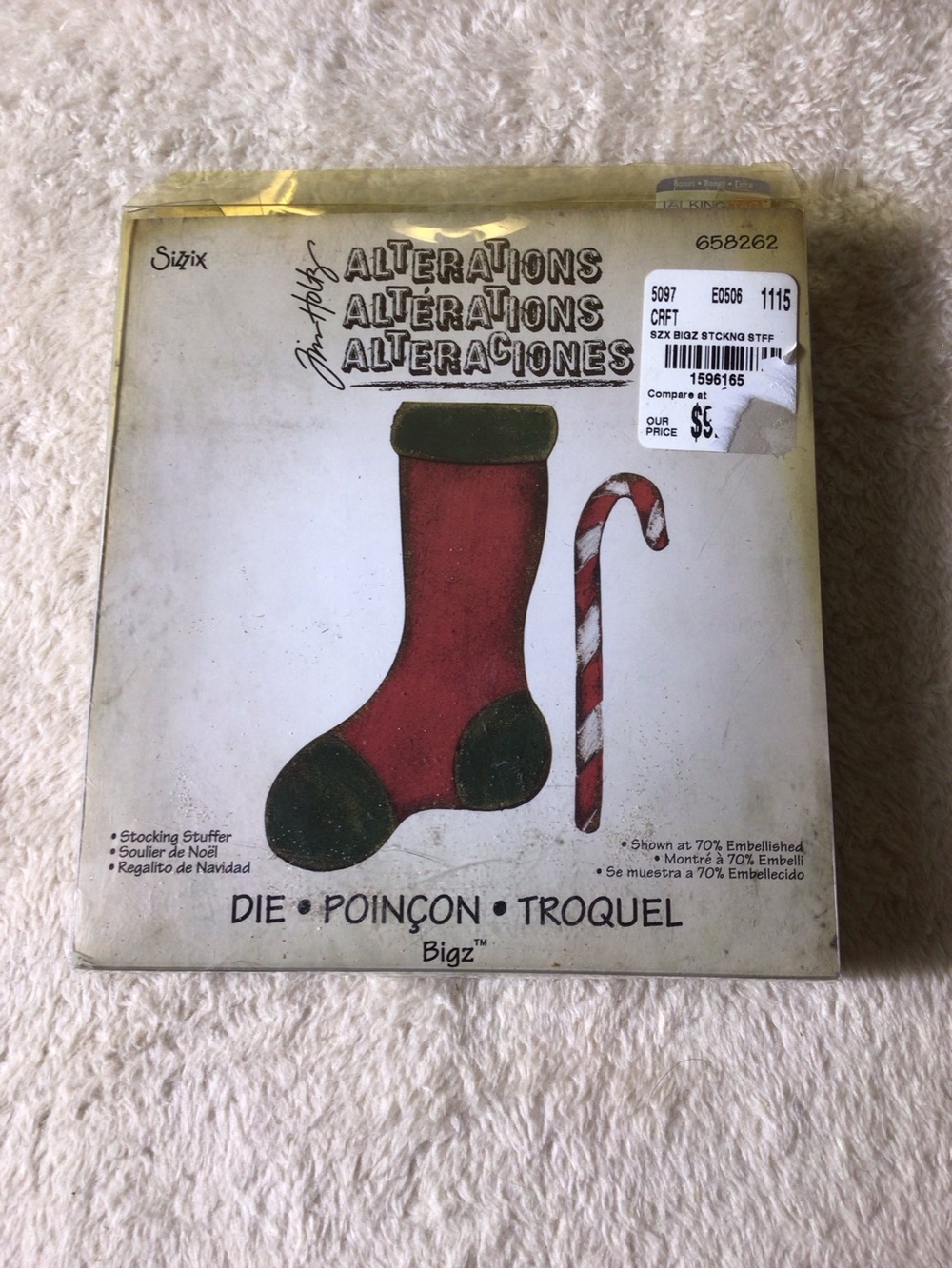 Sizzix stocking stuffer die